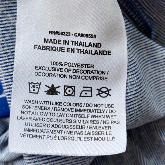 Nike Dri Fit Attack Shorts Medium Blue White Micro Stripe Running Track - Picture 5 of 5